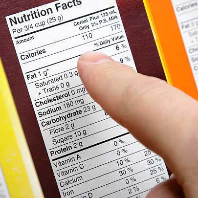 Food labels can be misleading